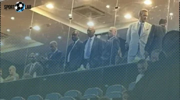 موتسيبي وأبو ريدة يحتفلان بحضور السوبر الأفريقي في مقصورة الدفاع الجوي اليوم